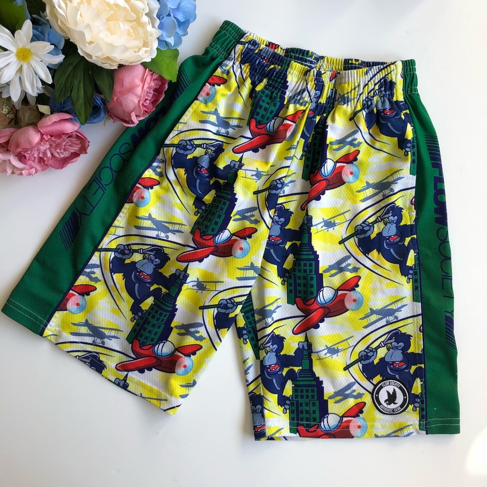 King Kong Flow Society Lacrosse Shorts Boys L